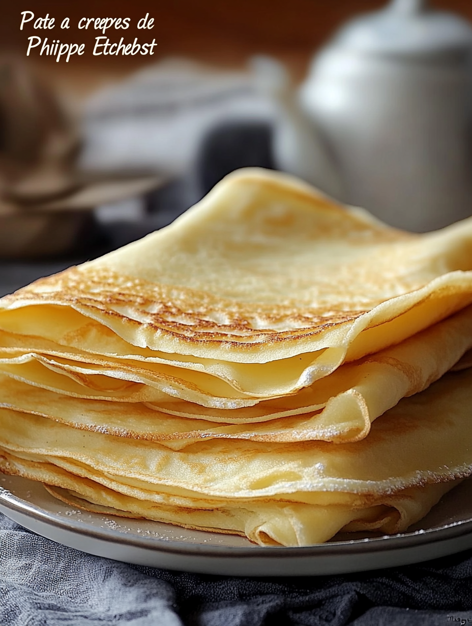 Pâte à Crêpes Saine